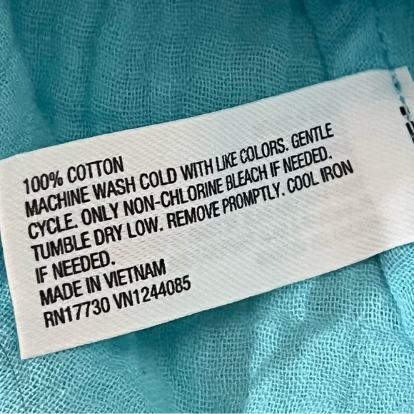 Colsie Lounge Sleep Pajama Top Womens Small Blue Sleeveless Cotton Soft NWT - Picture 5 of 7